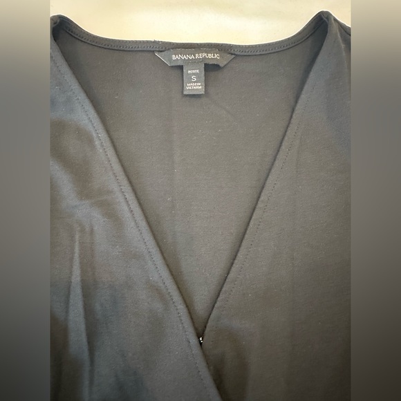 Banana Republic Wrap Dress Black Size SP - Picture 6 of 8